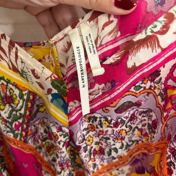 Anthropologie Multicolored MIDI Dress - Picture 3 of 5